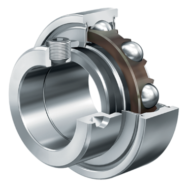 Insert bearing Cylindrical Outer Ring Eccentric Locking Collar Series: RAE..-NPP